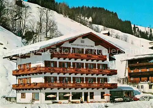 AK / Ansichtskarte Hinterglemm Saalbach Pension Hinterglemm 