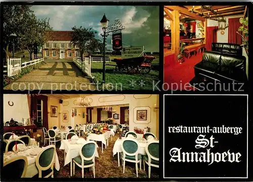 AK / Ansichtskarte Sluis Netherlands Restaurant Auberge St. Annahoeve  Kat. Sluis