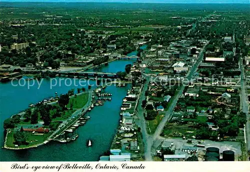 AK / Ansichtskarte Belleville Ontario Fliegeraufnahme Kat. Belleville