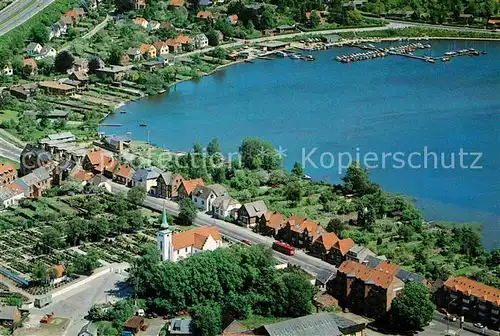 AK / Ansichtskarte Skanderborg Skanderup Kirke Fliegeraufnahme Kat. Skanderborg