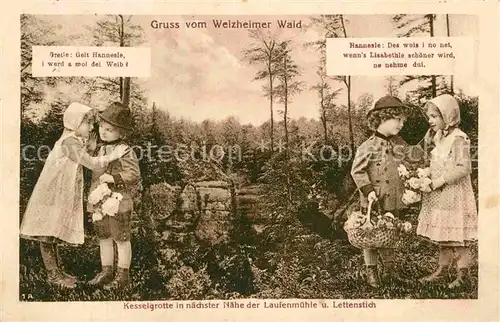 AK / Ansichtskarte Welzheim Kesselgrotte im Welzheimer Wald Kat. Welzheim