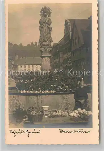 AK / Ansichtskarte Schwaebisch Gmuend Marienbrunnen Kat. Schwaebisch Gmuend