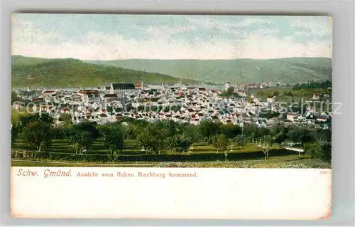 AK / Ansichtskarte Schwaebisch Gmuend Blick vom Hohen Rechberg Kat. Schwaebisch Gmuend