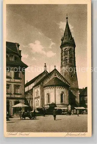 AK / Ansichtskarte Schwaebisch Gmuend Johanniskirche Kat. Schwaebisch Gmuend