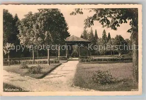 AK / Ansichtskarte Welzheim Stadtpark Kat. Welzheim