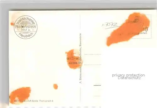 AK / Ansichtskarte Heubach Wuerttemberg Rosenstein Kat. Heubach