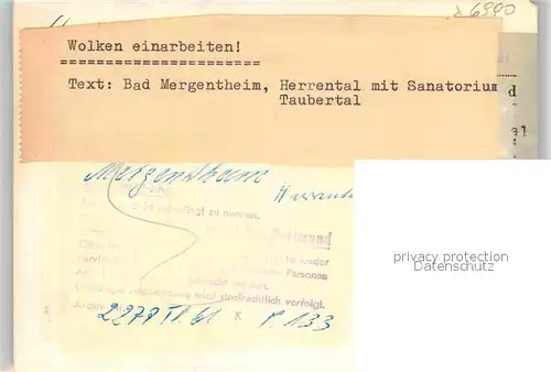 AK / Ansichtskarte Mergentheim Bad Fliegeraufnahme Kat. Bad Mergentheim