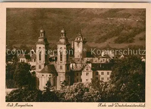 AK / Ansichtskarte Mergentheim Bad Hoch Deutschmeister Schloss Kat. Bad Mergentheim