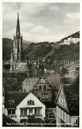 AK / Ansichtskarte Bad Duerkheim Schlosskirche Sanatorium Sonnenwende Kat. Bad Duerkheim