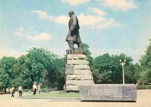 AK / Ansichtskarte Odessa Ukraine Shevchenko Denkmal