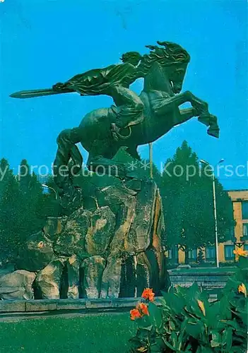 AK / Ansichtskarte Jerewan Dawid Sasunskiy Denkmal 