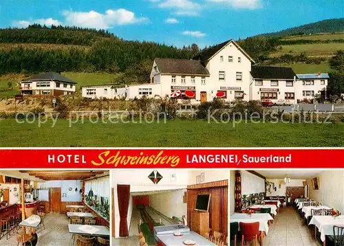 AK / Ansichtskarte Langenei Hotel Schweinsberg Kat. Lennestadt