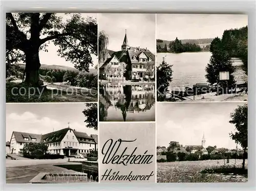 AK / Ansichtskarte Welzheim Bockseiche Ebnisee Gasthof zum Lamm Teilansicht Kat. Welzheim