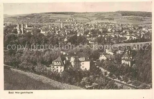 AK / Ansichtskarte Bad Mergentheim Panorama  Kat. Bad Mergentheim