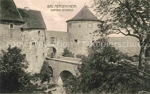 AK / Ansichtskarte Bad Mergentheim Domaene Neuhaus Kat. Bad Mergentheim