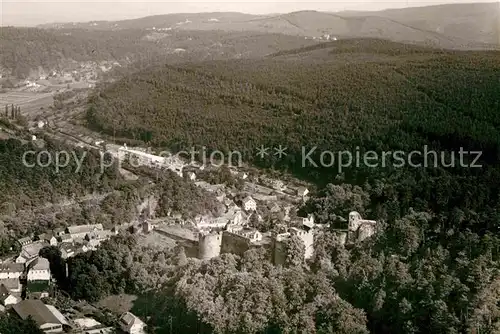 AK / Ansichtskarte Bad Duerkheim Fliegeraufnahme Burgruine Kat. Bad Duerkheim