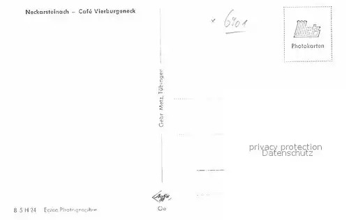 AK / Ansichtskarte Neckarsteinach Cafe Vierburgeneck Kat. Neckarsteinach