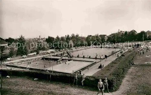 AK / Ansichtskarte Gruenstadt Schwimmbad Kat. Gruenstadt