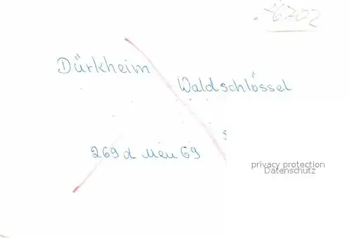 AK / Ansichtskarte Duerkheim Bad Waldschloessel Kat. Bad Duerkheim