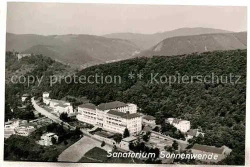AK / Ansichtskarte Duerkheim Bad Fliegeraufnahme Sanatorium Sonnenwende Kat. Bad Duerkheim