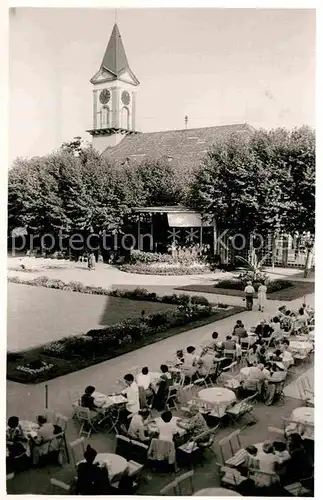 AK / Ansichtskarte Duerkheim Bad Parkanlagen Cafe Kirche Kat. Bad Duerkheim