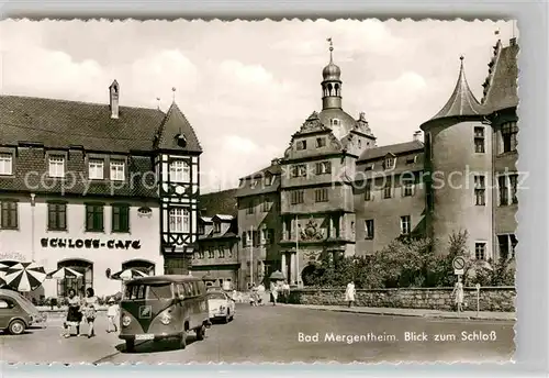 AK / Ansichtskarte Mergentheim Bad Schloss Schloss Cafe Kat. Bad Mergentheim