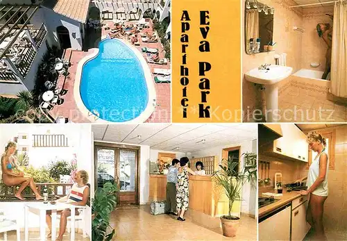 AK / Ansichtskarte Cala Ratjada Mallorca Aparthotel Eva Park Swimming Pool Appartement Kat. Spanien