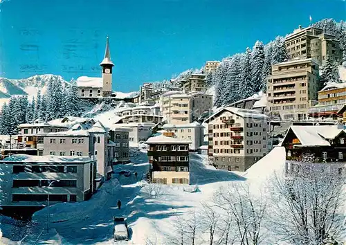 AK / Ansichtskarte Arosa GR Dorfzentrum Wintersportplatz Alpen Kat. Arosa