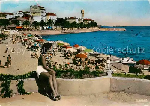 AK / Ansichtskarte Saint Raphael Var Plage Panorama Strand Kueste Kat. Saint Raphael