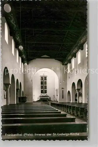 AK / Ansichtskarte Frankenthal Pfalz Inneres Sankt Ludwigs Kirche  Kat. Frankenthal (Pfalz)