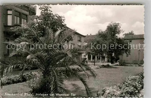 AK / Ansichtskarte Frankenthal Pfalz Anlagen am Wormser Tor  Kat. Frankenthal (Pfalz)