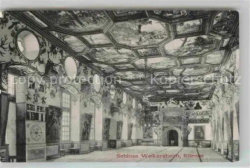 AK / Ansichtskarte Weikersheim Schloss Rittersaal Kat. Weikersheim