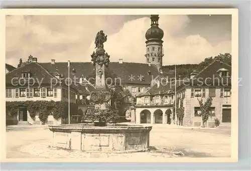 AK / Ansichtskarte Weikersheim Marktplatz Kat. Weikersheim