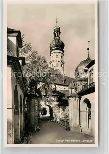 AK / Ansichtskarte Weikersheim Schloss Eingang Kat. Weikersheim