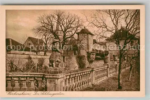 AK / Ansichtskarte Weikersheim Im Schlossgarten Kat. Weikersheim