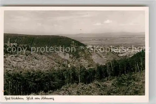 AK / Ansichtskarte Bad Duerkheim Blick vom Hoehenweg Kat. Bad Duerkheim