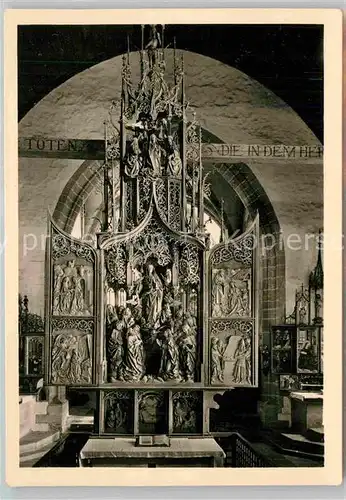 AK / Ansichtskarte Creglingen Marienaltar Herrgottskirche Kat. Creglingen