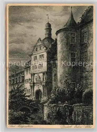 AK / Ansichtskarte Bad Mergentheim Deutsch Ordens Schloss Kat. Bad Mergentheim