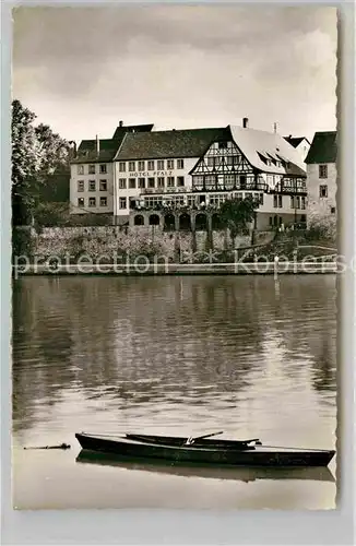 AK / Ansichtskarte Neckargemuend Hotel Pfalz Kat. Neckargemuend