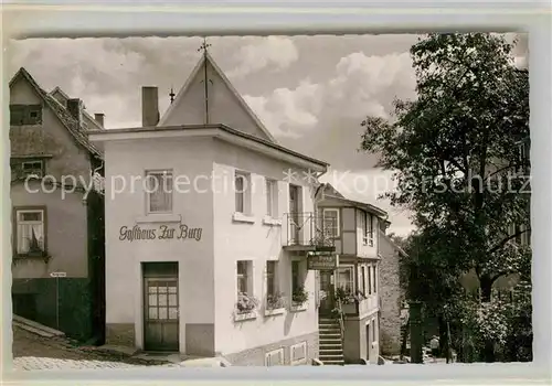 AK / Ansichtskarte Dilsberg Gasthaus Pension zur Burg Kat. Neckargemuend