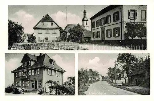 AK / Ansichtskarte Lahr Schwarzwald Hugsweier Kaufhaus Baechle Hauptstrasse Kat. Lahr