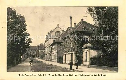 AK / Ansichtskarte Lahr Schwarzwald Schillerstrasse Kat. Lahr