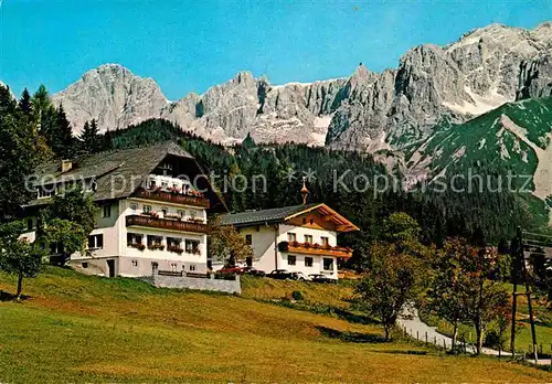 AK / Ansichtskarte Ramsau Dachstein Steiermark Gasthof Pension Tischlberger Dachsteingebirge Kat. Ramsau am Dachstein