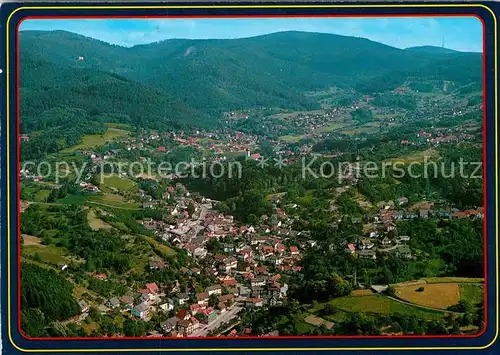 AK / Ansichtskarte Buehlertal Luftkurort Schwarzwald Fliegeraufnahme Kat. Buehlertal