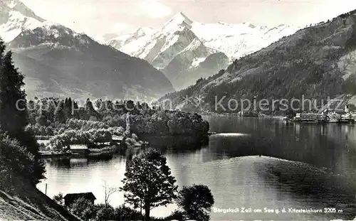 AK / Ansichtskarte Zell See Panorama Blick gegen Kitzsteinhorn Hohe Tauern Kat. Zell am See