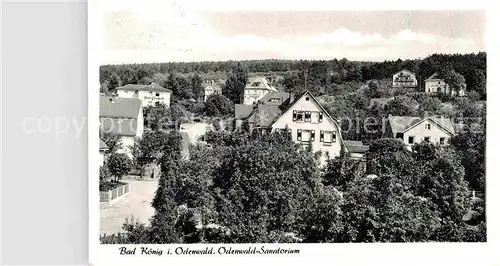 AK / Ansichtskarte Bad Koenig Odenwald Sanatorium Kat. Bad Koenig