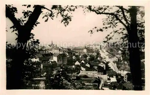 AK / Ansichtskarte Slany Stadtpanorama Kat. Schlan