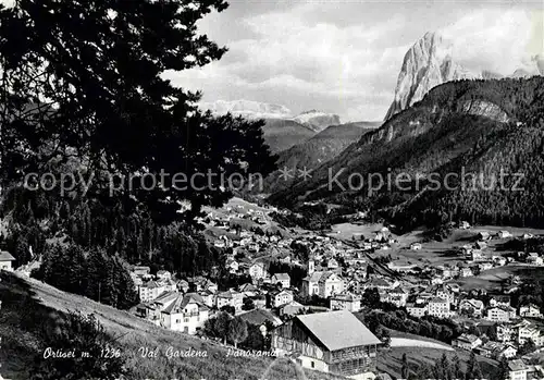 AK / Ansichtskarte Ortisei St Ulrich Panorama Val Gardena Dolomiten