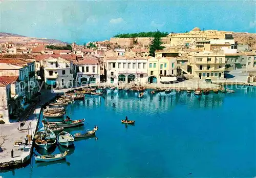 AK / Ansichtskarte Rethymnon Kreta Teilansicht alter Hafen