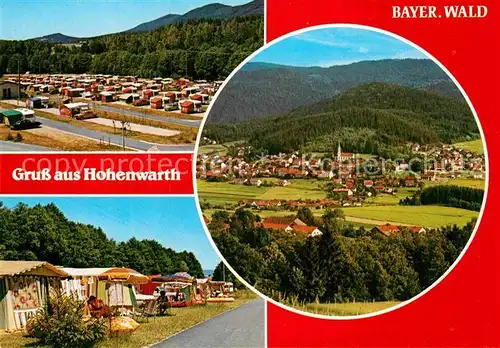 AK / Ansichtskarte Hohenwarth Koetzting Campingplatz Landschaftspanorama Kat. Hohenwarth